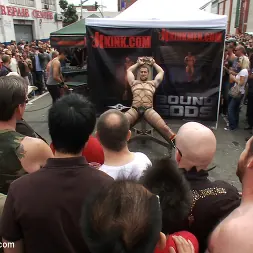 Josh West in 'Kink Men' Muscle slave is stripped naked, used and humiliated while hordes of people take photos. (Thumbnail 3)