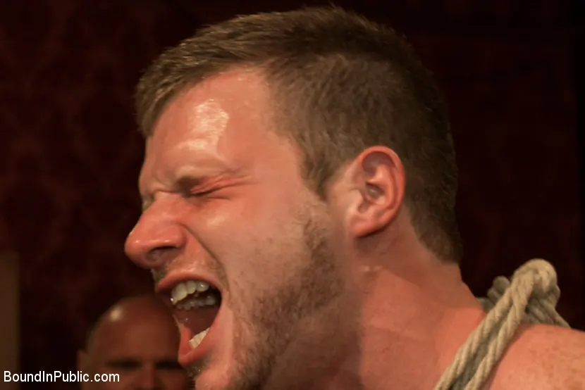 Kink Men 'Sexy stud gets shocked, suspended, and gang fucked on the Upper Floor' starring Josh West (Photo 7)