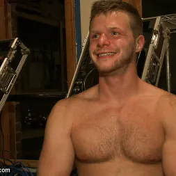 Josh West in 'Kink Men' Sexy stud gets shocked, suspended, and gang fucked on the Upper Floor (Thumbnail 9)