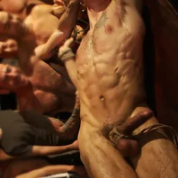 Josh West in 'Kink Men' Use the stud's uncut cock as a shot glass at a public bar! (Thumbnail 17)