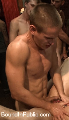 Kink Men 'is beaten, humiliated and fucked in a crowded bar' starring Kirk Cummings (Photo 18)