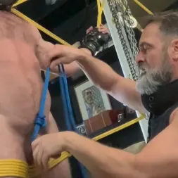 Kristofer Weston in 'Kink Men' Milking Mike Gaite (Thumbnail 10)