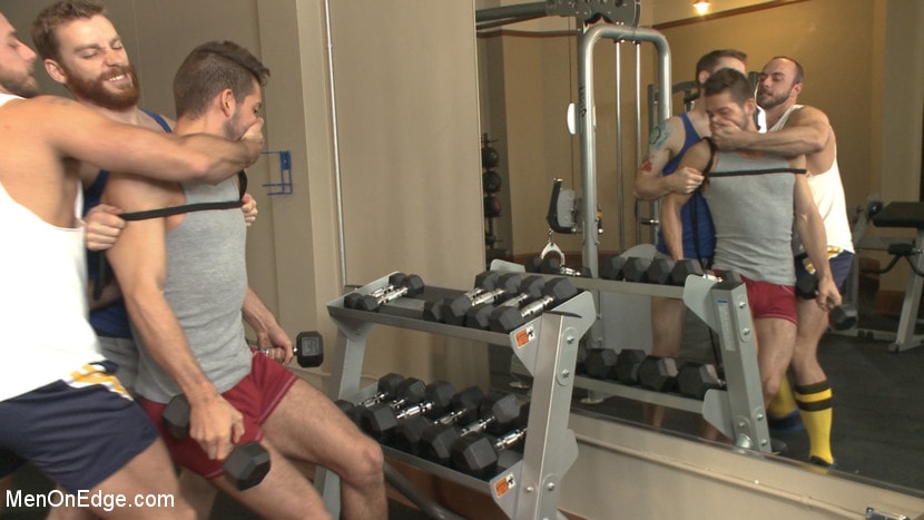 Kink Men 'Begging to cum while tied up at the gym' starring Kyle Kash (Photo 2)