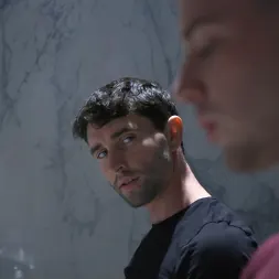 Kyler Ash in 'Kink Men' Hot Stud Trapped at the Glory Hole (Thumbnail 1)