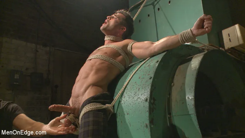 Kink Men 'Taken from His Girlfriend and Edged in a Dark Factory' starring Lance Hart (Photo 4)