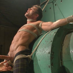 Lance Hart in 'Kink Men' Taken from His Girlfriend and Edged in a Dark Factory (Thumbnail 17)