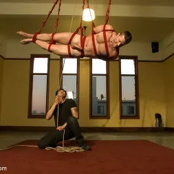 Landon Conrad in 'Kink Men' Super hunk Landon Conrad tied up and edged for the very first time (Thumbnail 11)