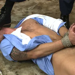 Leo Sweetwood in 'Kink Men' Time for you to learn your lesson punk! (Thumbnail 1)