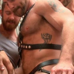 Leon Fox in 'Kink Men' Pissed off landlord gangfucked into submission by horny party goers (Thumbnail 3)