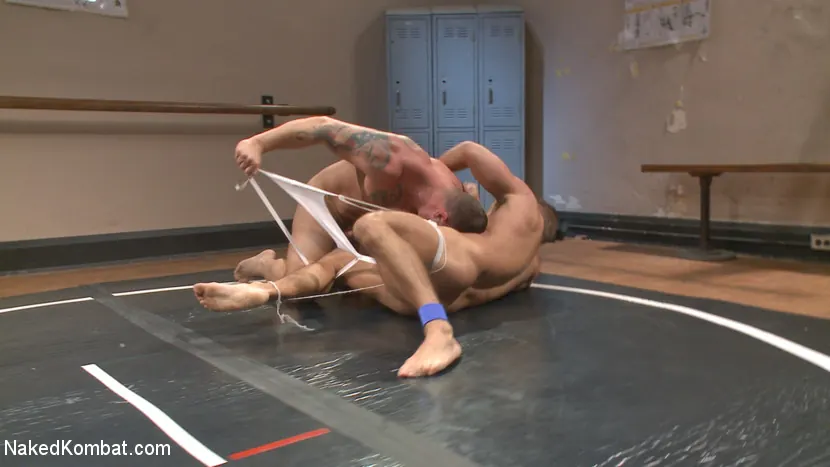 Kink Men 'Top Cock: Muscled gods oil up their ripped bodies and fight to fuck!' starring Logan Blake (Photo 1)