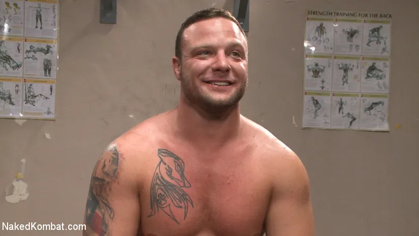 Kink Men 'Top Cock: Muscled gods oil up their ripped bodies and fight to fuck!' starring Logan Blake (Photo 15)