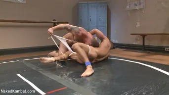 Logan Blake in 'Top Cock: Muscled gods oil up their ripped bodies and fight to fuck!'