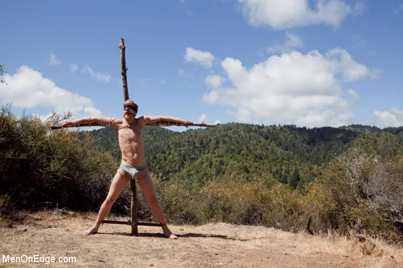 Kink Men 'Captured and edged in the deep woods' starring Logan Stevens (Photo 5)