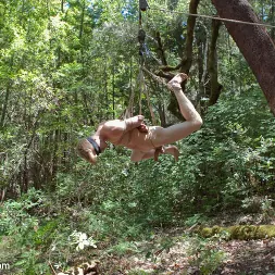 Logan Stevens in 'Kink Men' Captured and edged in the deep woods (Thumbnail 6)