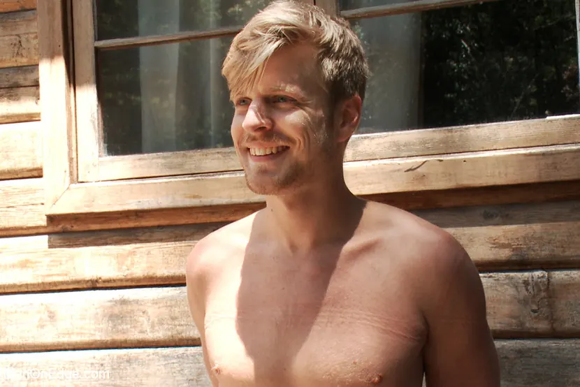 Kink Men 'Captured and edged in the deep woods' starring Logan Stevens (Photo 7)