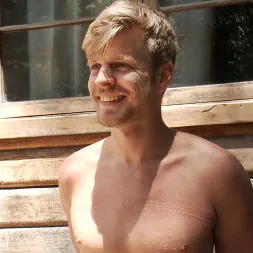 Logan Stevens in 'Kink Men' Captured and edged in the deep woods (Thumbnail 7)