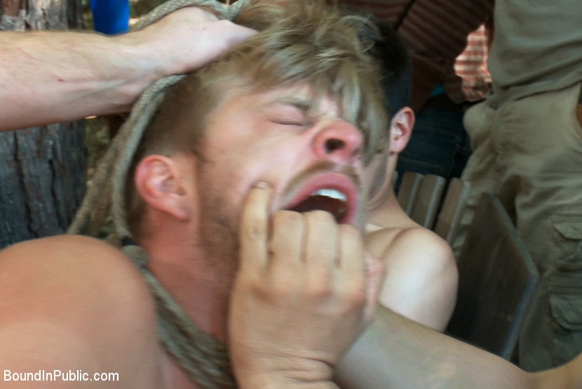 Kink Men 'is turned into a sex slave at a campground' starring Logan Stevens (Photo 19)