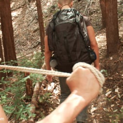 Logan Vaughn in 'Kink Men' Captured straight jock gets his tight ass violated in the deep woods (Thumbnail 2)