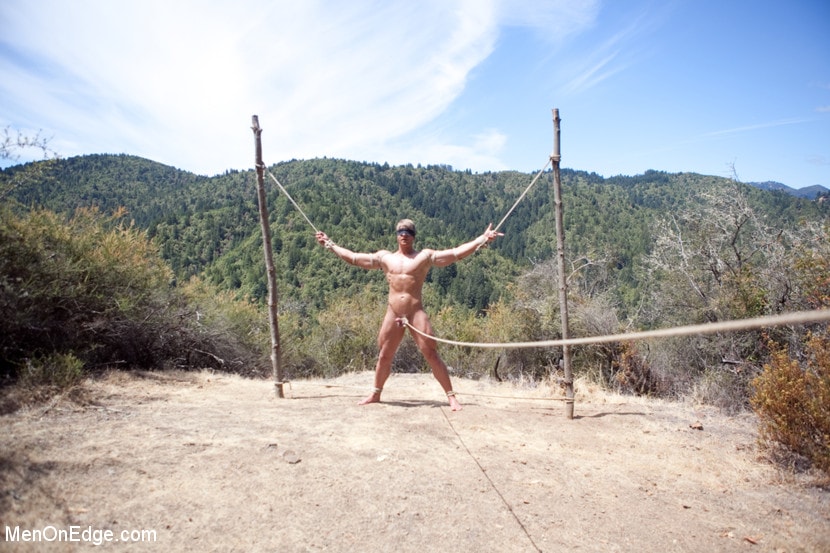 Kink Men 'Captured straight jock gets his tight ass violated in the deep woods' starring Logan Vaughn (Photo 6)