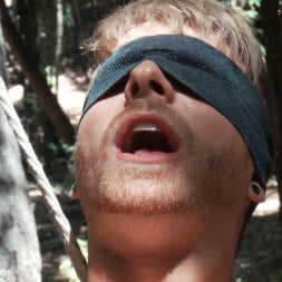 Logan Vaughn in 'Kink Men' Captured straight jock gets his tight ass violated in the deep woods (Thumbnail 14)