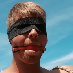 Logan Vaughn in 'Kink Men' Captured straight jock gets his tight ass violated in the deep woods (Thumbnail 17)