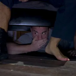 Mac Savage in 'Kink Men' Housebroken: Beefy Underwear Pervert Breaks Into The Wrong House (Thumbnail 2)