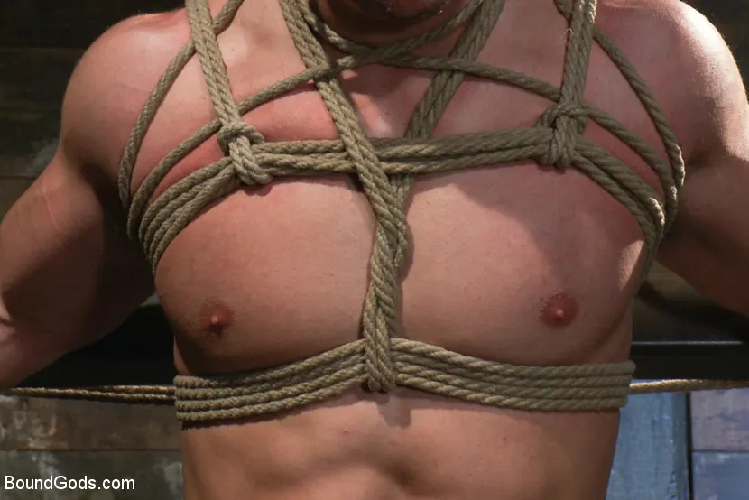 Kink Men 'Marc Dylan is bound, beaten and fucked for the first time on Bound God' starring Master Avery (Photo 18)