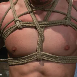 Master Avery in 'Kink Men' Marc Dylan is bound, beaten and fucked for the first time on Bound God (Thumbnail 18)