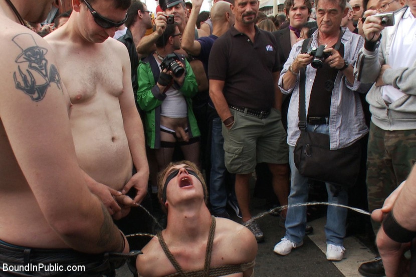 Kink Men 'Noah Brooks is dragged through the streets, bound, beaten and pissed o' starring Master Avery (Photo 7)
