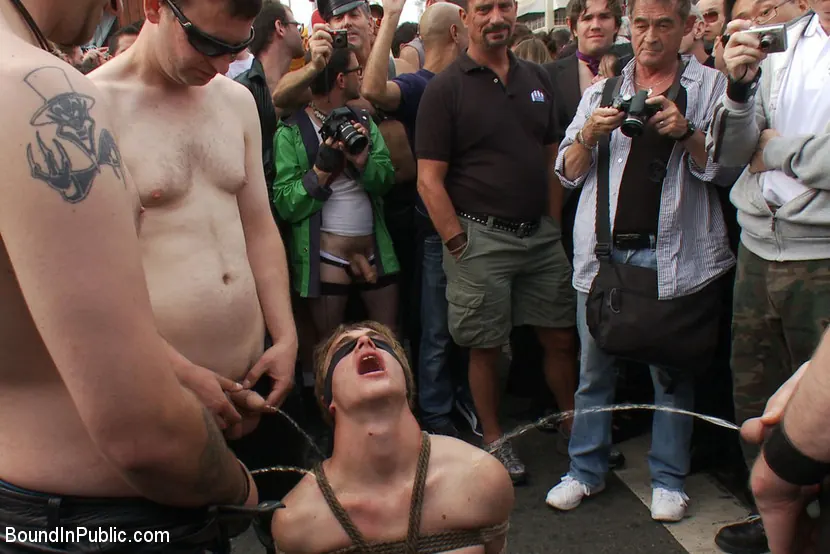 Master Avery in 'Noah Brooks is dragged through the streets, bound, beaten and pissed o' from 'Kink Men' (Photo 7) Kink Men 'Noah Brooks is dragged through the streets, bound, beaten and pissed o' starring Master Avery (Photo 7)