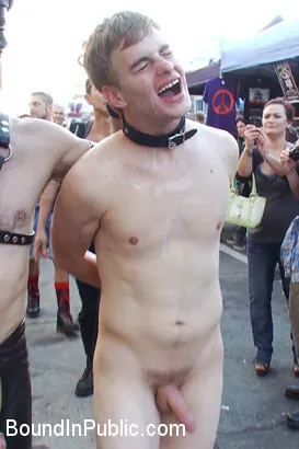 Kink Men 'Noah Brooks is dragged through the streets, bound, beaten and pissed o' starring Master Avery (Photo 12)