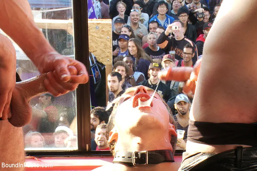 Kink Men 'Noah Brooks is dragged through the streets, bound, beaten and pissed o' starring Master Avery (Photo 17)