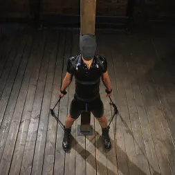 Matt Anthony in 'Kink Men' Monster Cocked Noob Blindfolded, Gagged, and Edged Til He Blows (Thumbnail 2)
