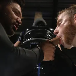 Matt Anthony in 'Kink Men' Monster Cocked Noob Blindfolded, Gagged, and Edged Til He Blows (Thumbnail 6)