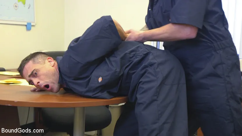 Kink Men 'Horny Mechanic Gets Reamed by the Boss!' starring Max Cameron (Photo 2)