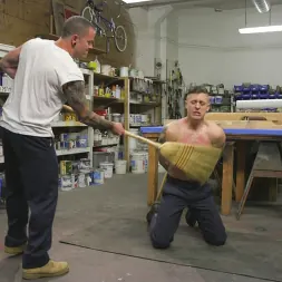 Max Cameron in 'Kink Men' Sadistic Parole Gives Creepy Coworker a Brutal Lesson (Thumbnail 1)
