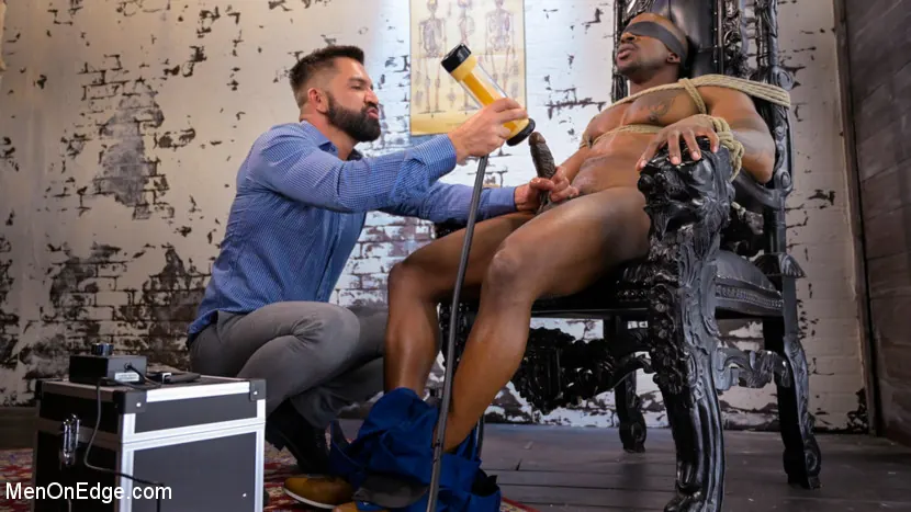 Kink Men 'Super Milker: Max Konnor Gets His Huge Hard Cock Milked Dry' starring Max Konnor (Photo 10)