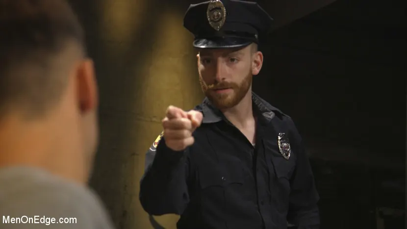 Kink Men 'Officer Keys torments sexy cock convict' starring Max Woods (Photo 2)