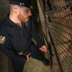 Max Woods in 'Kink Men' Officer Keys torments sexy cock convict (Thumbnail 14)