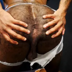 Micah Martinez in 'Kink Men' Micah Martinez: Hairy Muscle Butt Rides Huge Cocks to Please Daddy (Thumbnail 5)