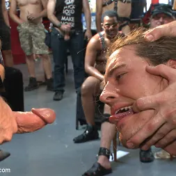 Mitch Vaughn in 'Kink Men' Bound hunk publicly tormented and gang fucked for his first Dore Alley (Thumbnail 14)