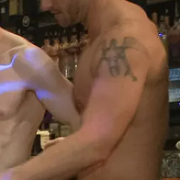Mitch Vaughn in 'Kink Men' Muscled stud has had enough but the horny crowd says no (Thumbnail 10)