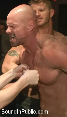 Kink Men 'Muscled stud has had enough but the horny crowd says no' starring Mitch Vaughn (Photo 12)