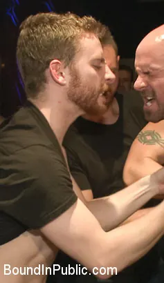 Kink Men 'Muscled stud has had enough but the horny crowd says no' starring Mitch Vaughn (Photo 16)