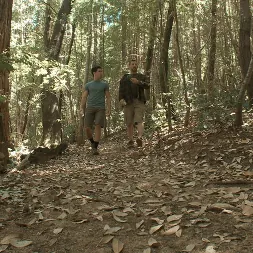 Morgan Black in 'Kink Men' The Cabin Series 4 - Bound and Fucked in the Woods (Thumbnail 1)