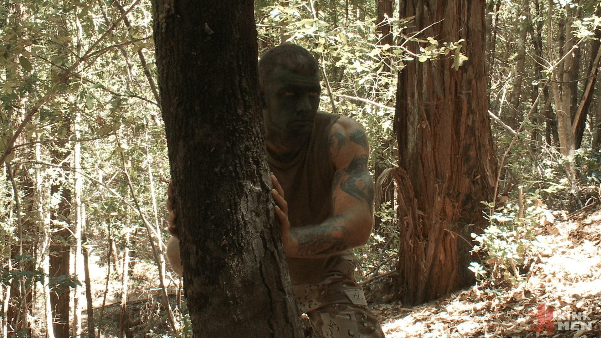 Kink Men 'The Cabin Series 4 - Bound and Fucked in the Woods' starring Morgan Black (Photo 2)