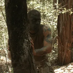Morgan Black in 'Kink Men' The Cabin Series 4 - Bound and Fucked in the Woods (Thumbnail 2)