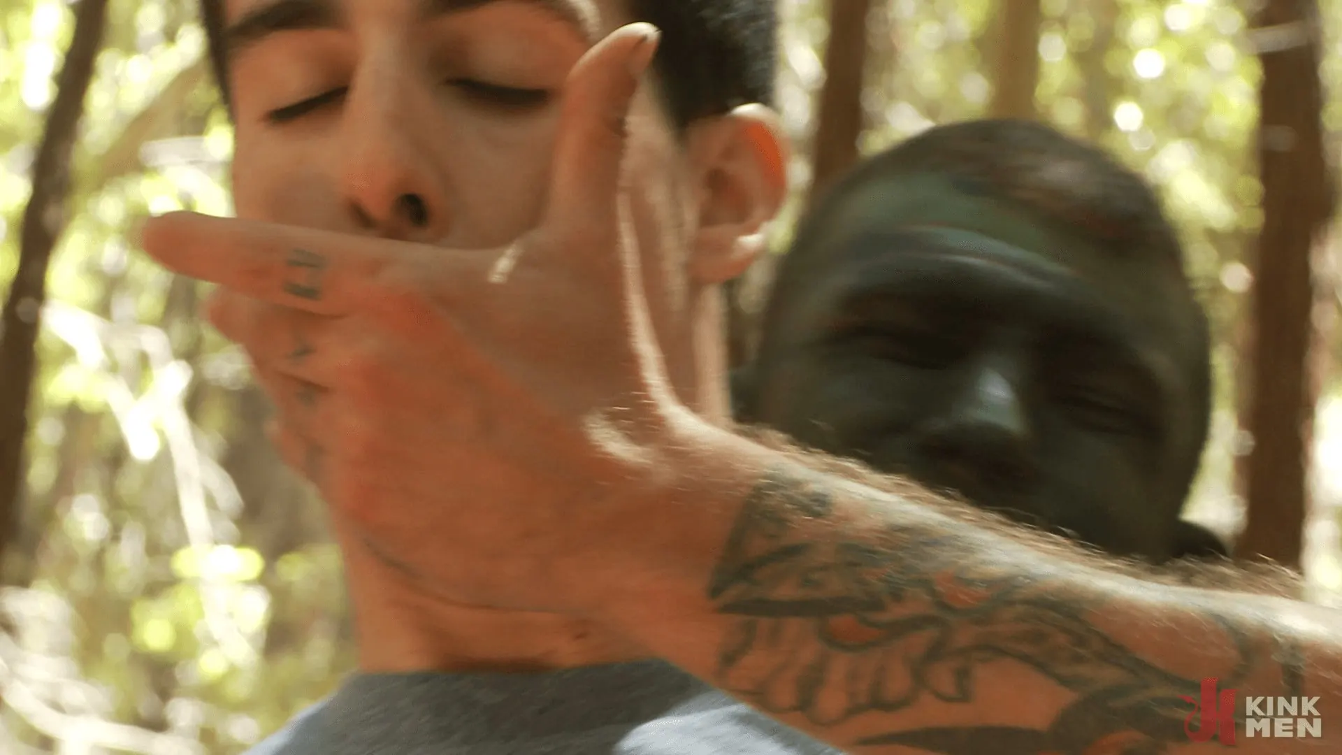 Kink Men 'The Cabin Series 4 - Bound and Fucked in the Woods' starring Morgan Black (Photo 3)