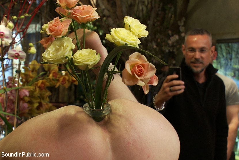 Kink Men 'Nordic hunk humiliated and bukkake in a flower shop.' starring Ned Mayhem (Photo 15)