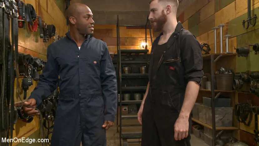 Kink Men 'Hung KinkMen PA Explores the Bondage Wall and Gets Edged' starring Osiris Blade (Photo 3)